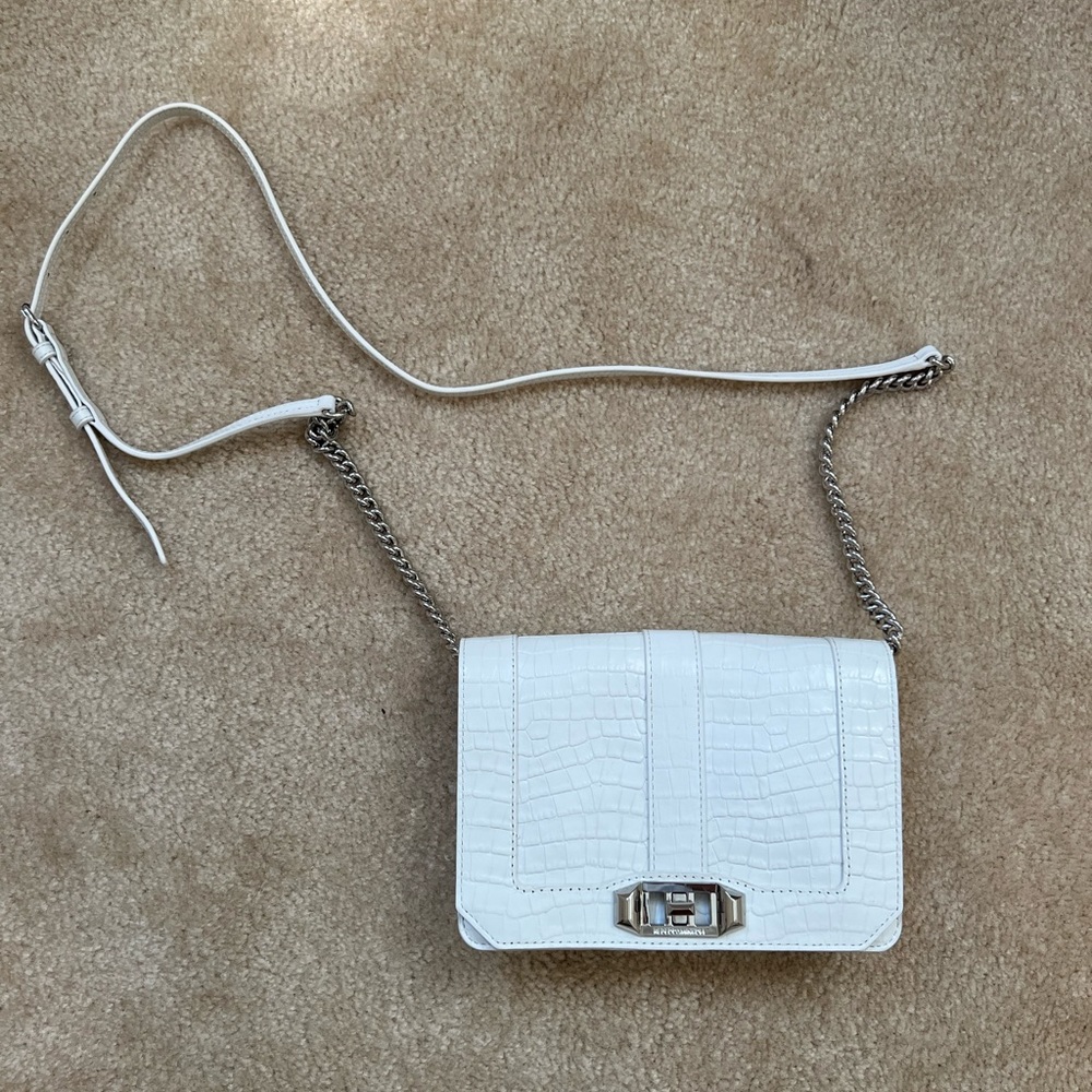 Rebecca Minkoff White Small Crossbody Bag